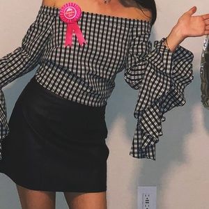 Bell sleeve blouse